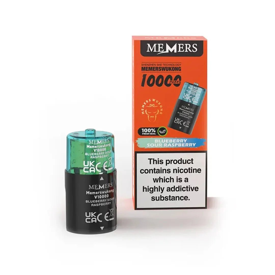 bulk wholesale Ske Memers Wukong V10000 Prefilled Pods Box of 5 - Blueberry Sour Raspberry