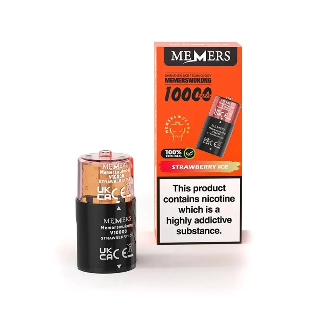 bulk wholesale Ske Memers Wukong V10000 Prefilled Pods Box of 5 - Strawberry Ice