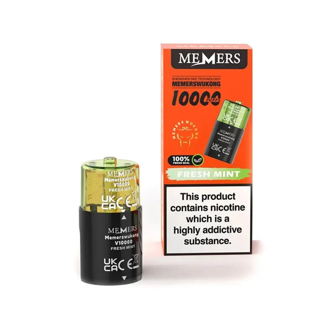 bulk wholesale Ske Memers Wukong V10000 Prefilled Pods Box of 5 - Fresh Mint