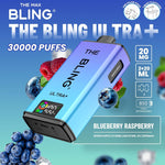 bulk wholesale The Bling Ultra Plus 30k Vape Kit Box of 5 - Blueberry Raspberry