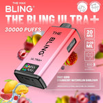 bulk wholesale The Bling Ultra Plus 30k Vape Kit Box of 5 - Fruit Bomb/Strawberry Watermelon Bubblegum