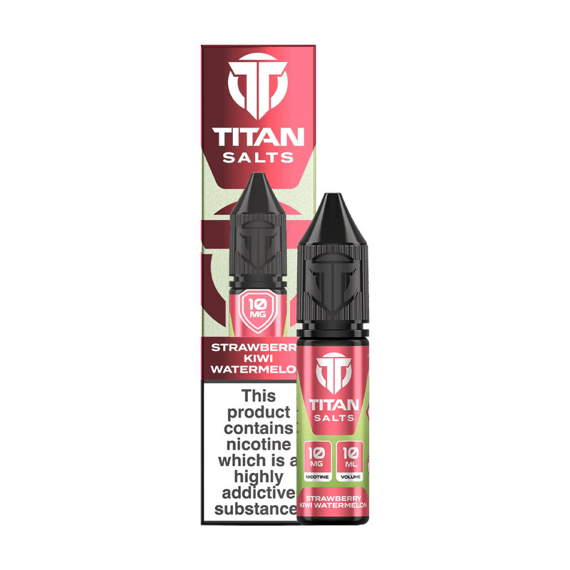 bulk wholesale Titan Nic Salts 10ml E - liquids Pack of 10 - Strawberry Kiwi Watermelon