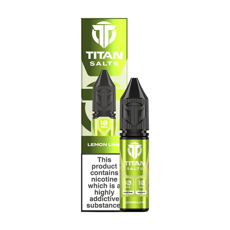 bulk wholesale Titan Nic Salts 10ml E - liquids Pack of 10 - Lemon Lime