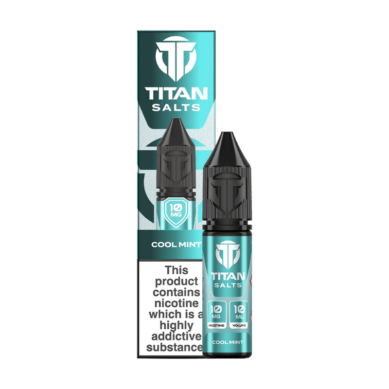 bulk wholesale Titan Nic Salts 10ml E - liquids Pack of 10 - Cool MInt