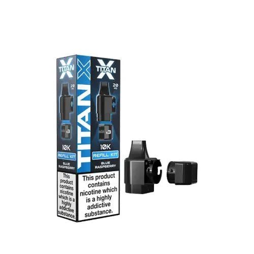 bulk wholesale Titan X Replacement Pods ( Pack of 5) - Blueberry Raspberry