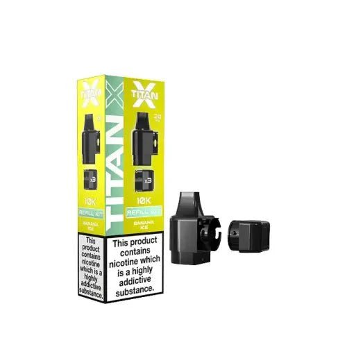 bulk wholesale Titan X Replacement Pods ( Pack of 5) - Banana Ice
