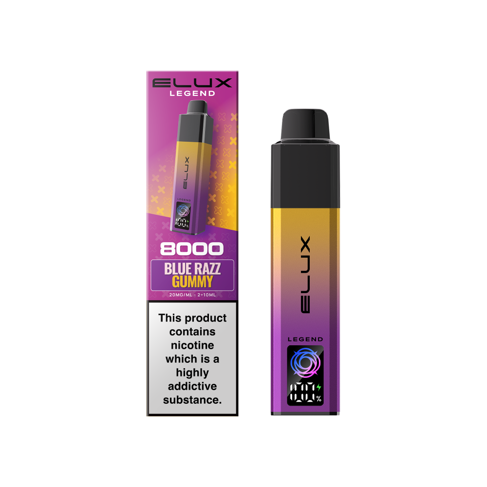 Elux Legend 8000 Pod Vape Kit Box of 5