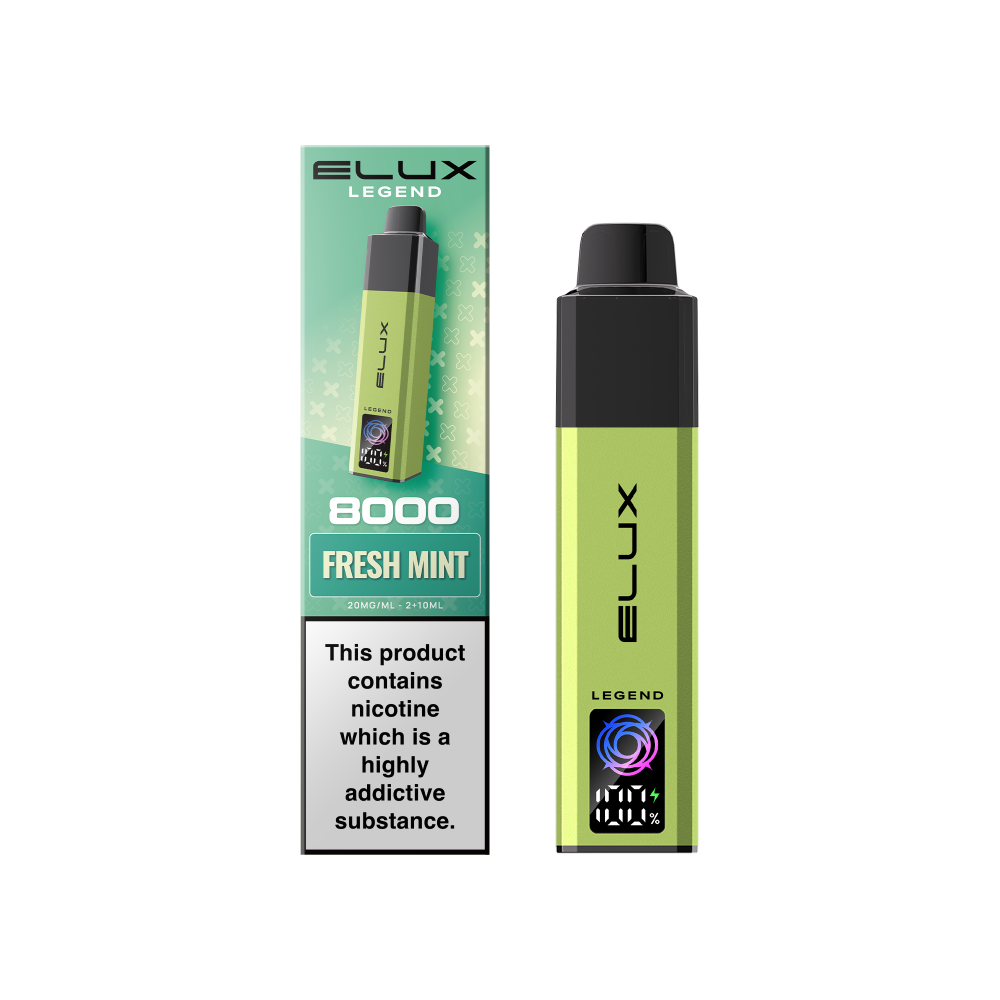 Elux Legend 8000 Pod Vape Kit Box of 5