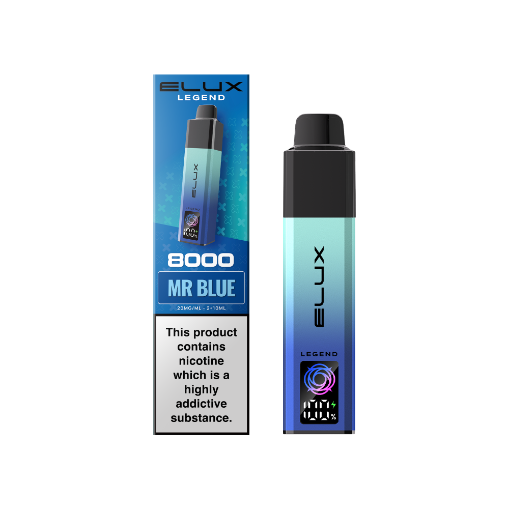 Elux Legend 8000 Pod Vape Kit Box of 5