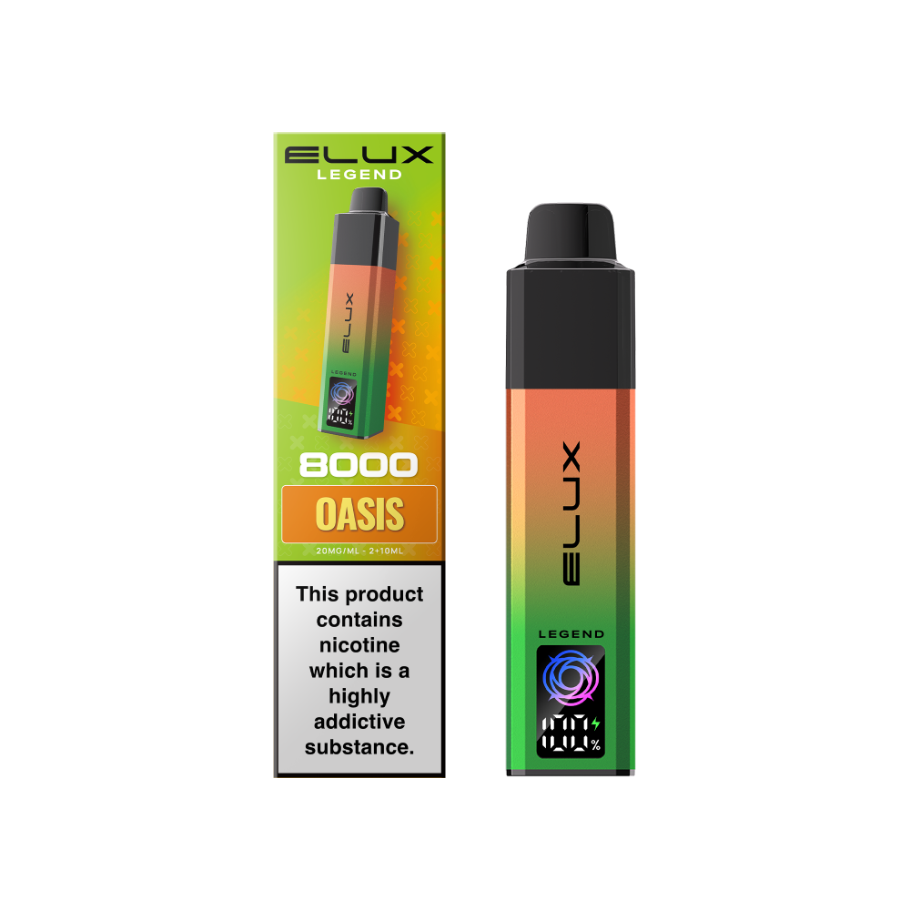 Elux Legend 8000 Pod Vape Kit Box of 5
