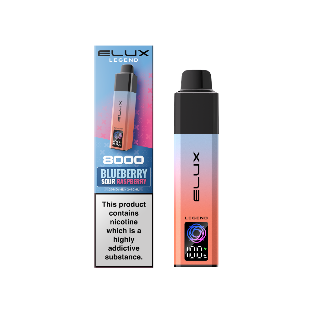 Elux Legend 8000 Pod Vape Kit Box of 5