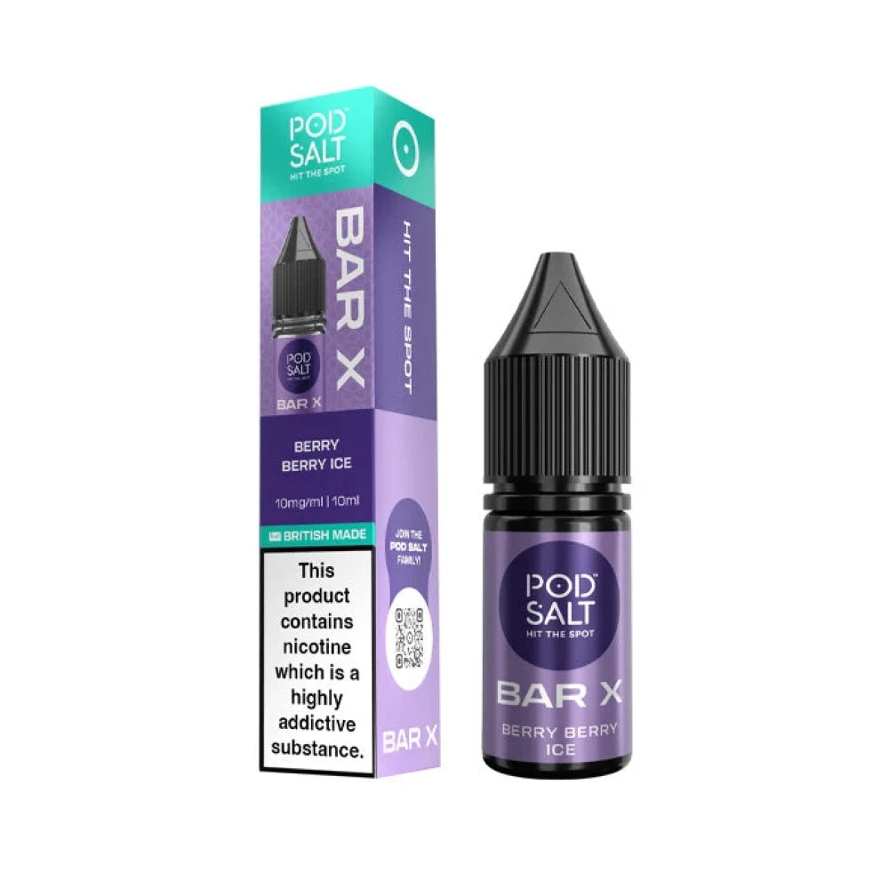Pod Salt Bar X 10ml E-liquid Box of 10