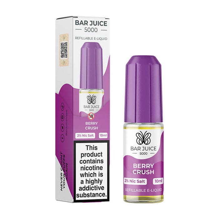 BAR JUICE 5000 - BERRY CRUSH - 10ML [BOX OF 10] - Mcr Vape Distro