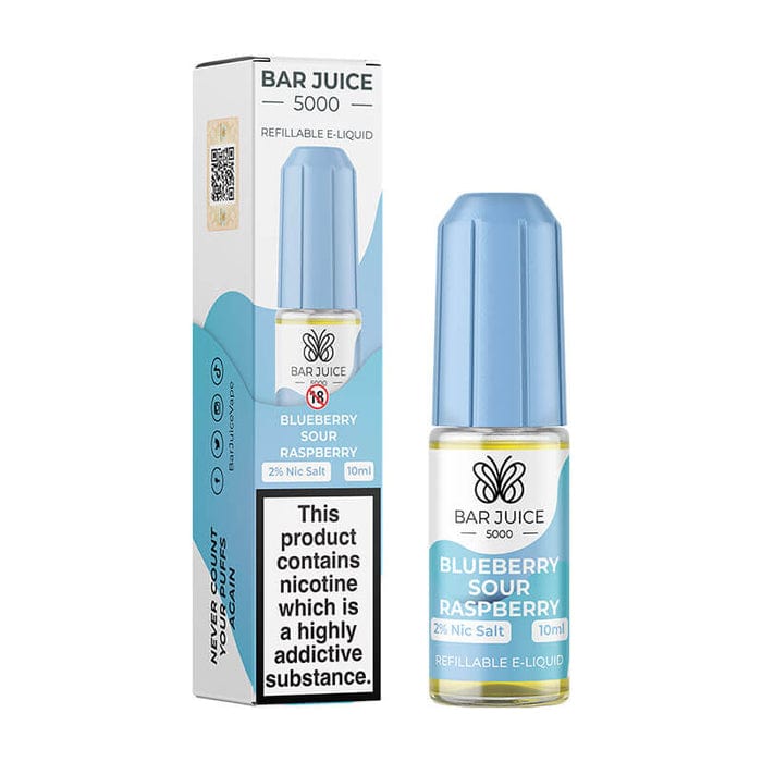 BAR JUICE 5000 - BLUEBERRY SOUR RASPBERRY - 10ML [BOX OF 10] - Mcr Vape Distro