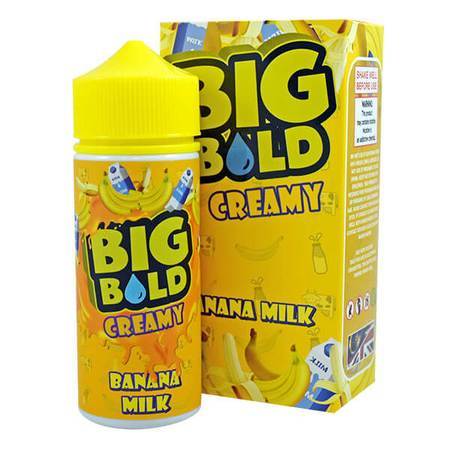 Big Bold Creamy Banana Milk E-Liquid-100ml - Mcr Vape Distro