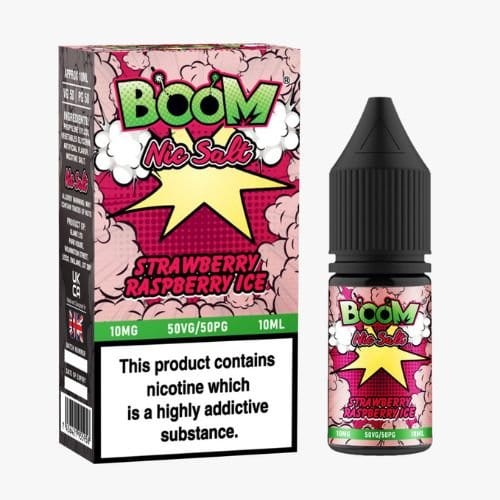 Boom - Nic Salts - 10ml - Pack of 5 - Mcr Vape Distro