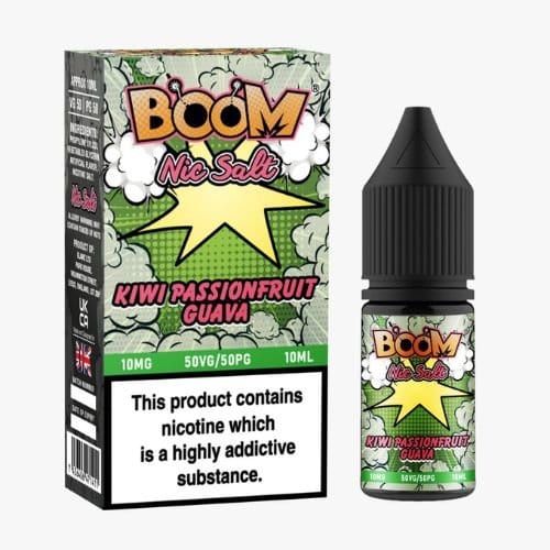 Boom - Nic Salts - 10ml - Pack of 5 - Mcr Vape Distro