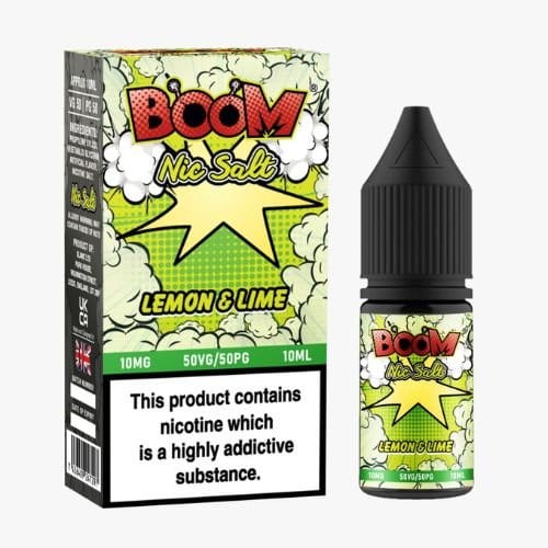 Boom - Nic Salts - 10ml - Pack of 5 - Mcr Vape Distro