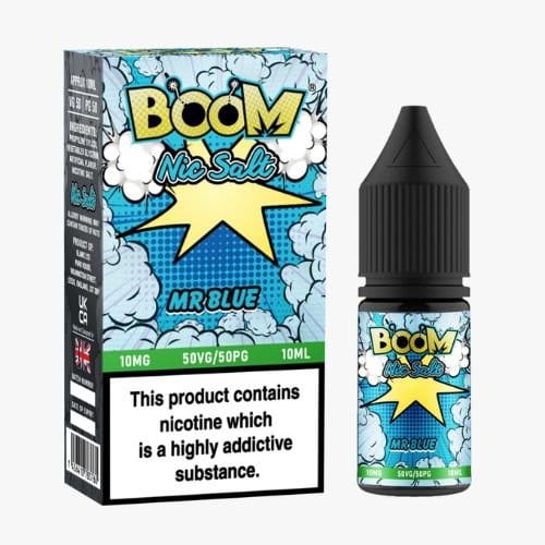 Boom - Nic Salts - 10ml - Pack of 5 - Mcr Vape Distro