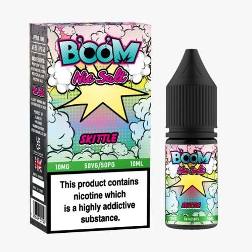 Boom - Nic Salts - 10ml - Pack of 5 - Mcr Vape Distro