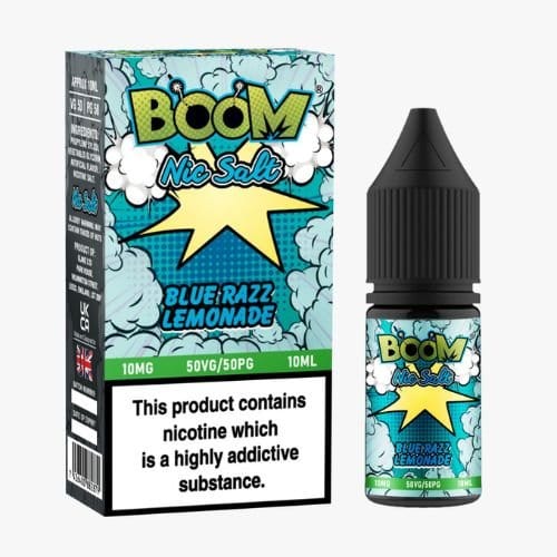 Boom - Nic Salts - 10ml - Pack of 5 - Mcr Vape Distro