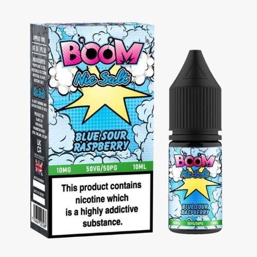 Boom - Nic Salts - 10ml - Pack of 5 - Mcr Vape Distro