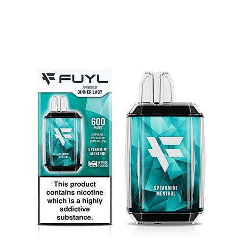 Dinner Lady FUYL Disposable Vape Puff Bar Pod Box of 10 - Mcr Vape Distro