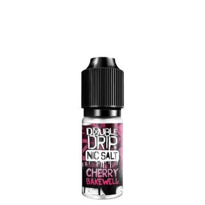 DOUBLE DRIP - CHERRY BAKEWELL - 10ML NIC SALT- Box of 10 - Mcr Vape Distro