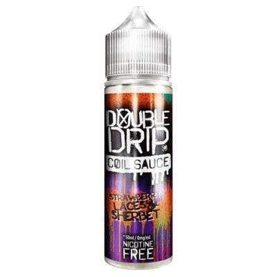 DOUBLE DRIP - STRAWBERRY LACES AND SHERBET - 50ML - Mcr Vape Distro