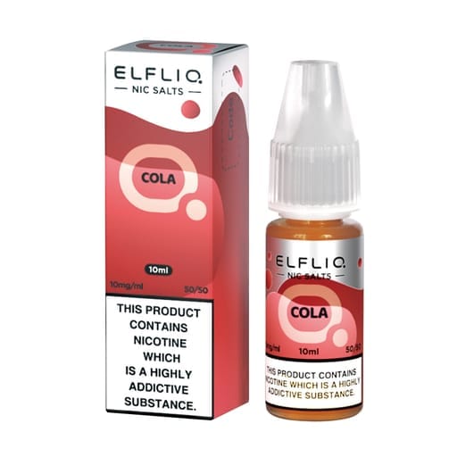 ELF BAR - ELFLIQ - COLA - 10ML NIC SALT (Box of 10) - Mcr Vape Distro