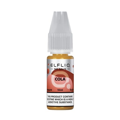 ELF BAR - ELFLIQ - COLA - 10ML NIC SALT (Box of 10) - Mcr Vape Distro