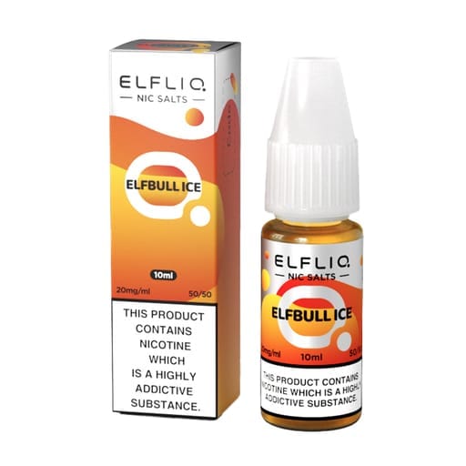 ELF BAR - ELFLIQ - ELFBULL ICE - 10ML NIC SALT ( Box of 10 ) - Mcr Vape Distro