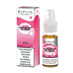 bulk wholesale ELF BAR - ELFLIQ - STRAWBERRY ICE CREAM - 10ML NIC SALT (Box of 10) - 10mg