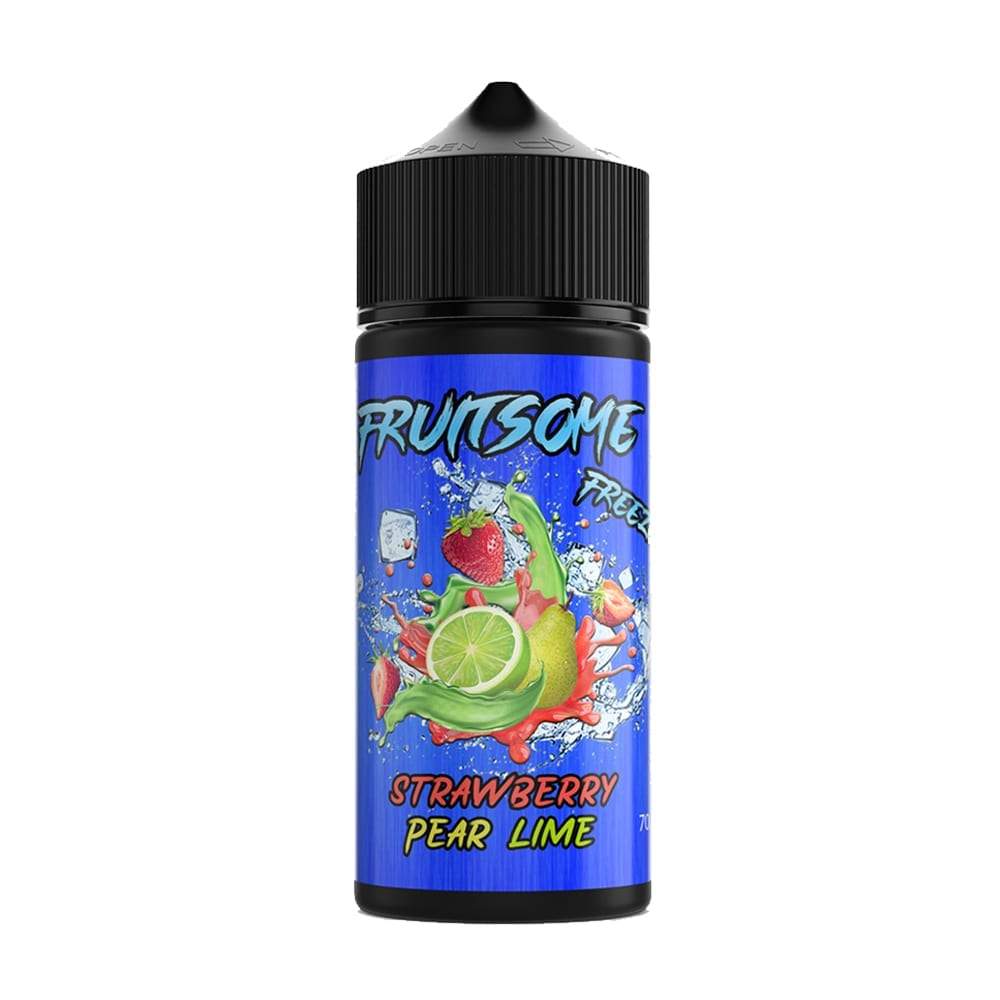 Fruitsome Freeze Strawbery Pear Lime – 100ml - Mcr Vape Distro