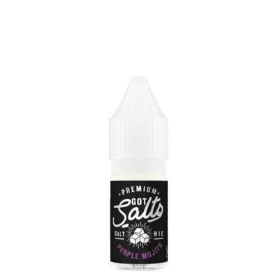 GOT SALTS - PURPLE MOJITO - 10ML NIC SALT (BOX OF 10) - Mcr Vape Distro