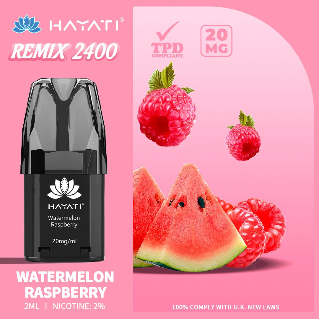 Hayati Remix 2400 Puffs Replacement Pods - Mcr Vape Distro