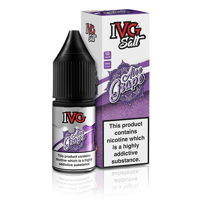 IVG - ALOE GRAPE - 10ML NIC SALT - Box of 10 - Mcr Vape Distro