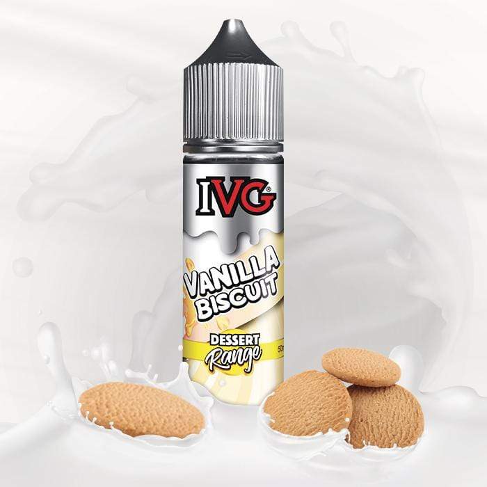 IVG - Dessert Range - Vanilla Biscuit - 50ml Shortfill - Mcr Vape Distro