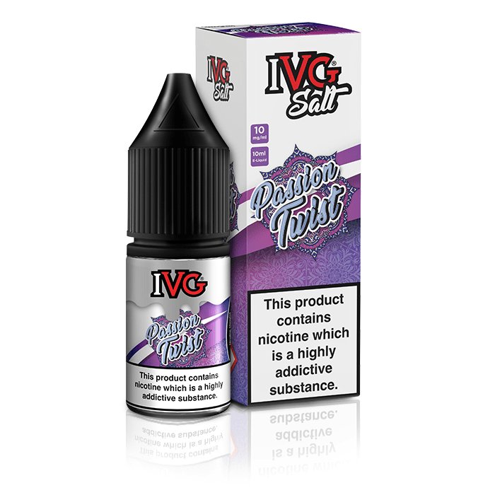 IVG - PASSION TWIST - 10ML NIC SALT - Box of 10 - Mcr Vape Distro