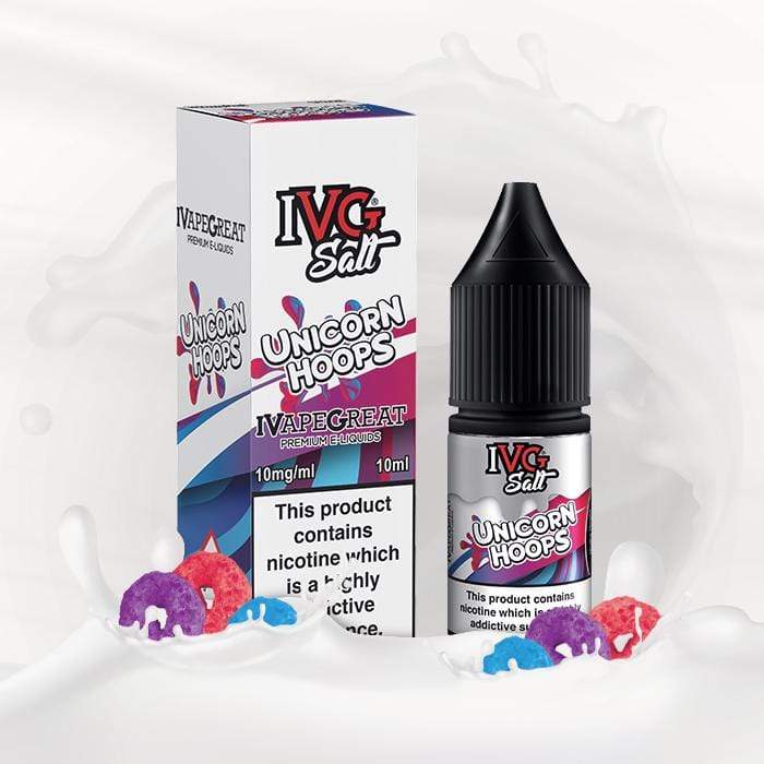 IVG - Unicorn Hoops - 10ml Nic Salt - Box of 10 - Mcr Vape Distro