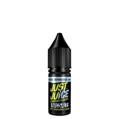 JUST JUICE - KIWI & CRANBERRY ON ICE - 10ML NIC SALTS (BOX OF 5) - Mcr Vape Distro