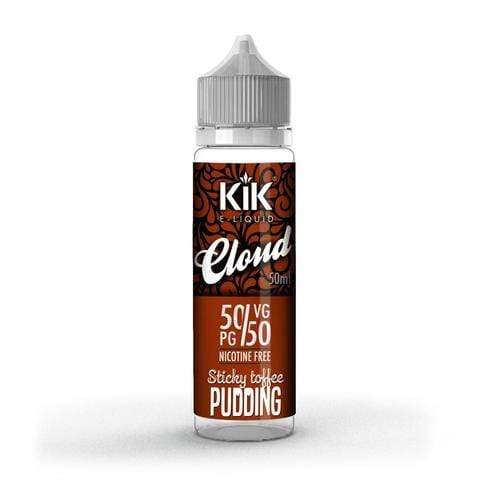 Kik Cloud Sticky Toffee Pudding E-Liquid-50ml - Mcr Vape Distro