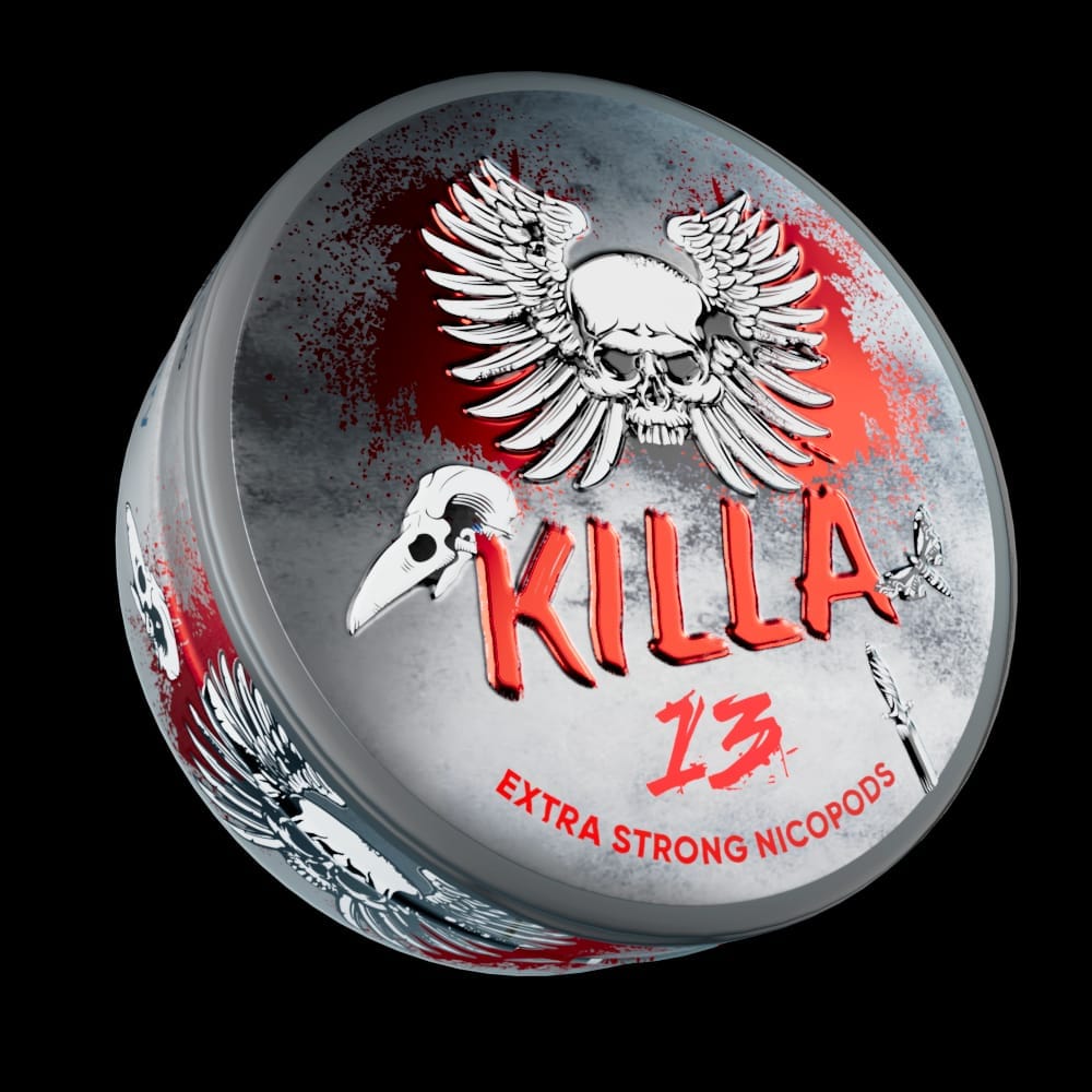 Killa Nicopods - 13 - 12.8mg - Box of 10 - Mcr Vape Distro