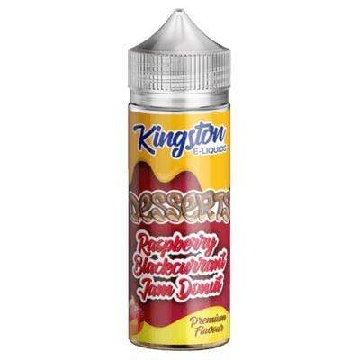 KINGSTON - DESSERTS - RASPBERRY BLACKCURRANT-JAM DONUT - 100ML - Mcr Vape Distro