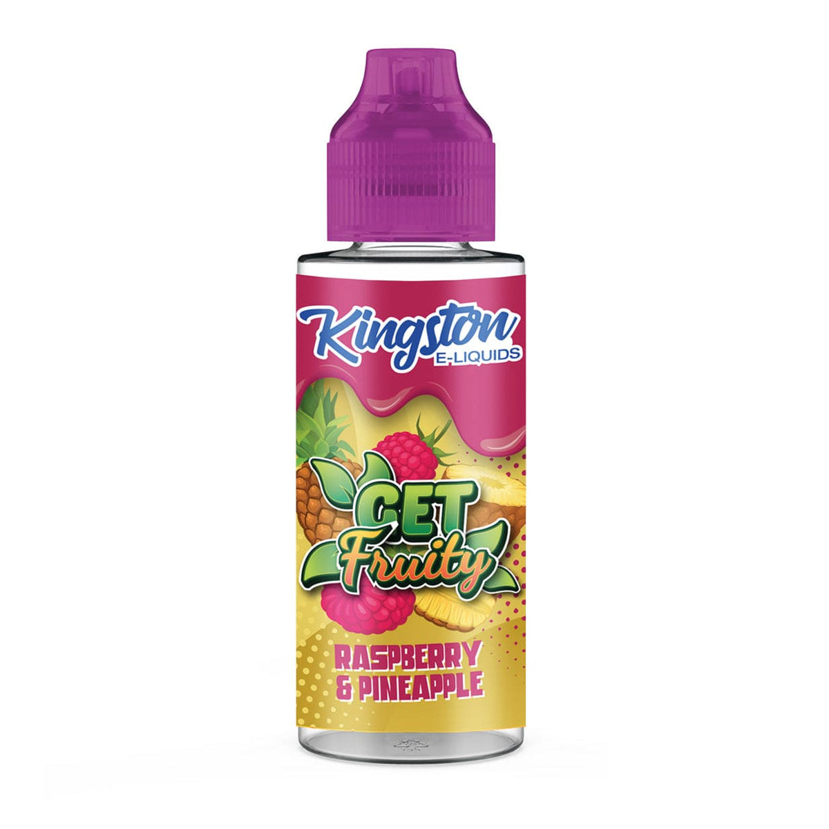Kingston Get Fruity - Raspberry & Pineapple - 100ml Shortfill - Mcr Vape Distro