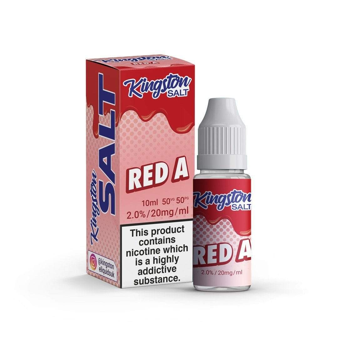 Kingston - Red A Nic Salt - Box of 10 - Mcr Vape Distro