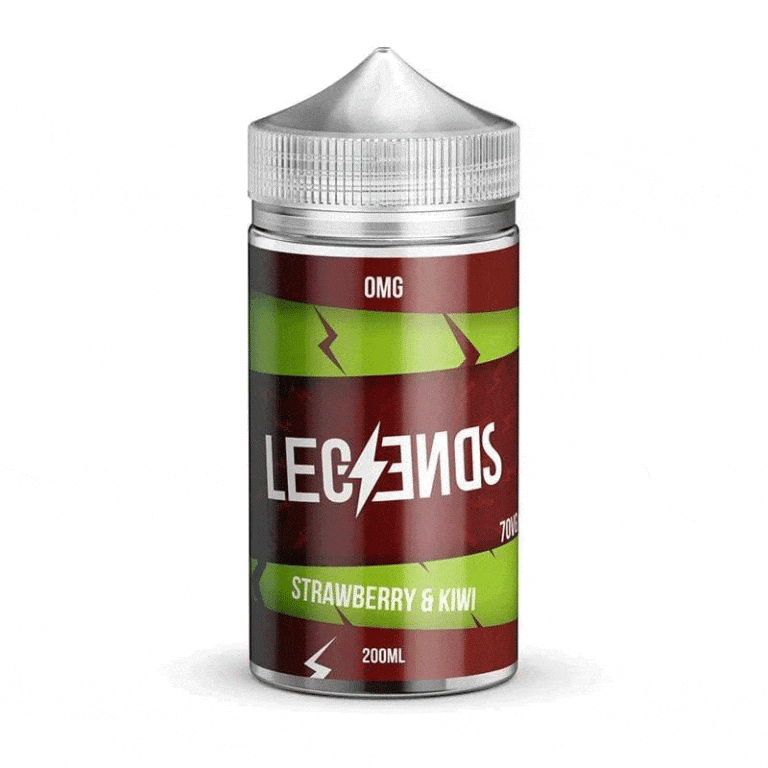 Legendz Strawberry & Kiwi E-Liquid-200ml - Mcr Vape Distro