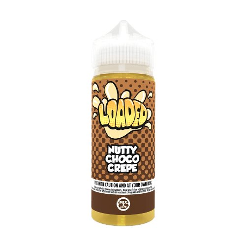 Loaded - Nutty Choco Crepe - 100ML Shortfill - Mcr Vape Distro
