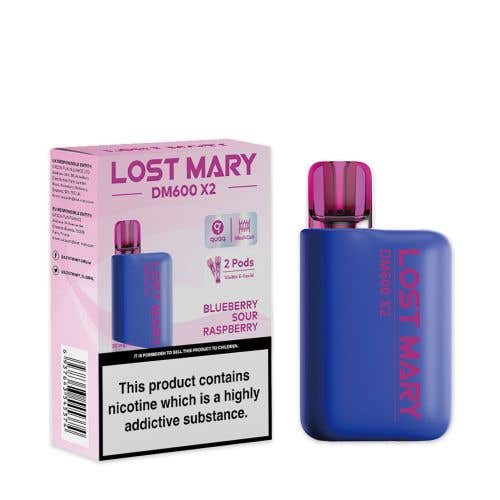 Lost Mary DM600 X2 Disposable Vape Box of 10 - Mcr Vape Distro