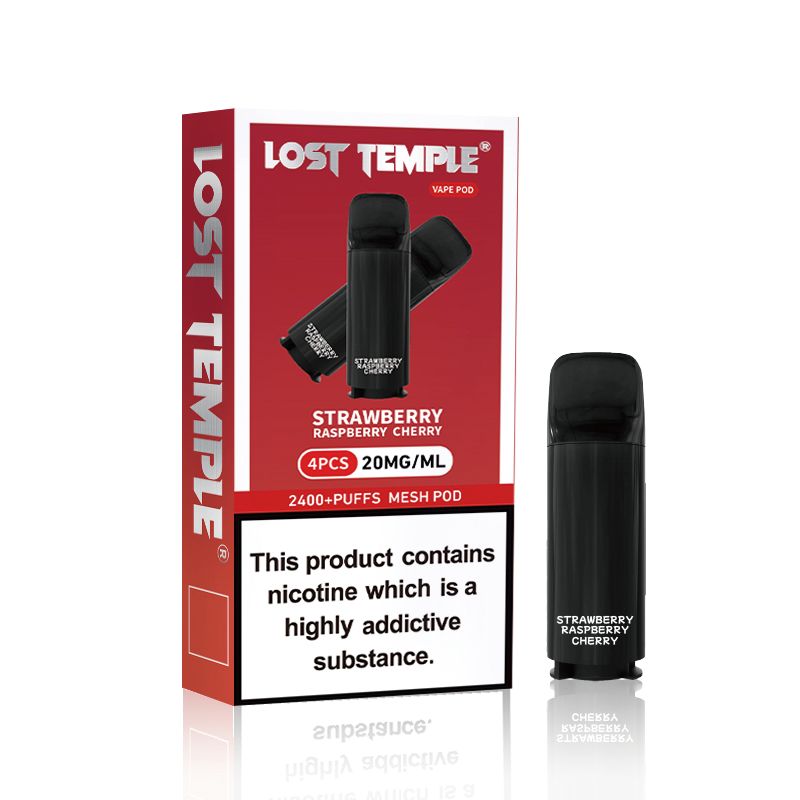 Lost Temple 2400 Puffs Pre-filled Pods - Pack of 4 - Mcr Vape Distro